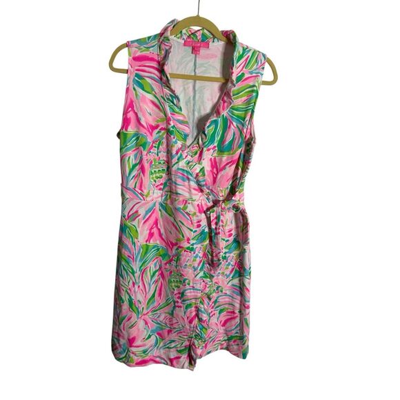 LILLY PULITZER Romee Wrap Dress Women’s Size Large - Picture 2 of 7